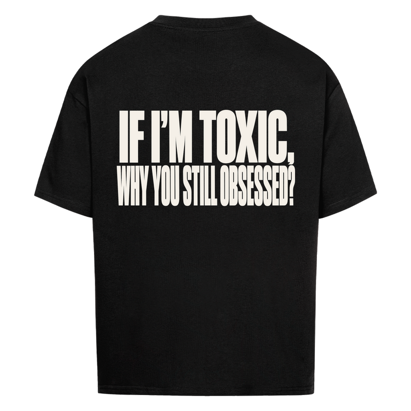 STILL OBSESSED — Oversized Tee in Black, Rückenprint